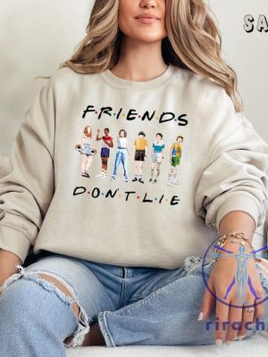 Friends Dont Lie Tshirt Hoodie Sweatshirt Hawkins High School Sweater Stranger Things Crewneck Unique riracha 1 1