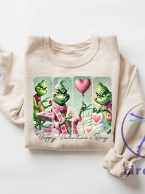 Funny Valentine Grinch Shirts Hoodie Sweatshirt Tee Gift For Him Her Cute Grinchy Crewneck Unique New riracha 1 1