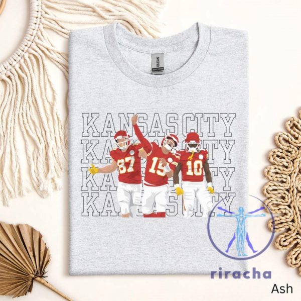 Kansas City Chiefs Kingdom Tshirt Hoodie Sweater Chris Oladokun Travis Kelce Isiah Pacheco Crewneck Pullover Unique riracha 1