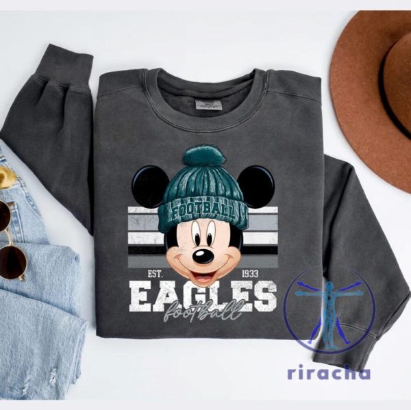 Mickey Mouse Philadelphia Eagles Champions Shirts Hoodie Sweatshirt Tee Gift For Him Her Game Day Unique riracha 1 1