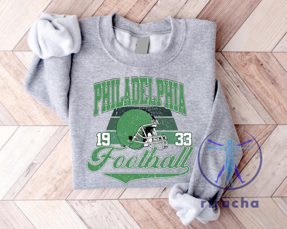 Philadelphia Eagles Football Vintage Sweatshirts Hoodie Tshirts Retro Philly Football Pullover Hoodies Crewneck Apparel