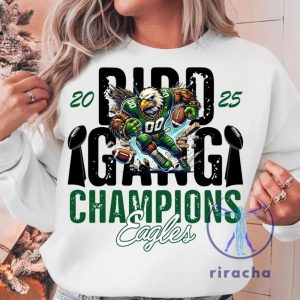 Philadelphia Eagles Champions 2025 Tshirt Hoodie Sweatshirt Tee Gift For Him Her Retro Philly Crewneck Pullover Unique riracha 1