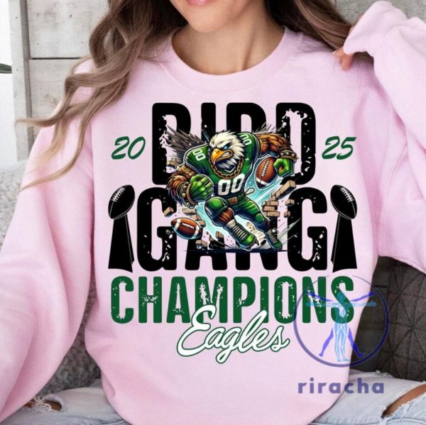 Philadelphia Eagles Champions 2025 Tshirt Hoodie Sweatshirt Tee Gift For Him Her Retro Philly Crewneck Pullover Unique riracha 1 1