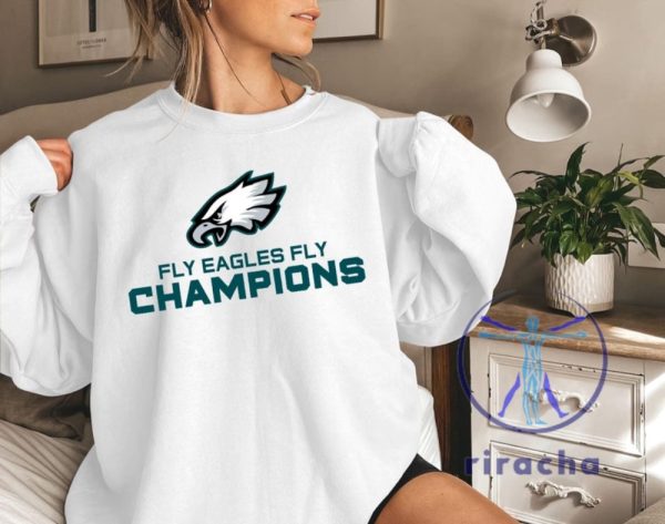 Fly Eagles Fly Champions Football Sweatshirt Tshirt Hoodie Tee Gift For Him Her Philly Crewneck Supper Bowl 2025 Shirts Game Day Sweaters riracha 1