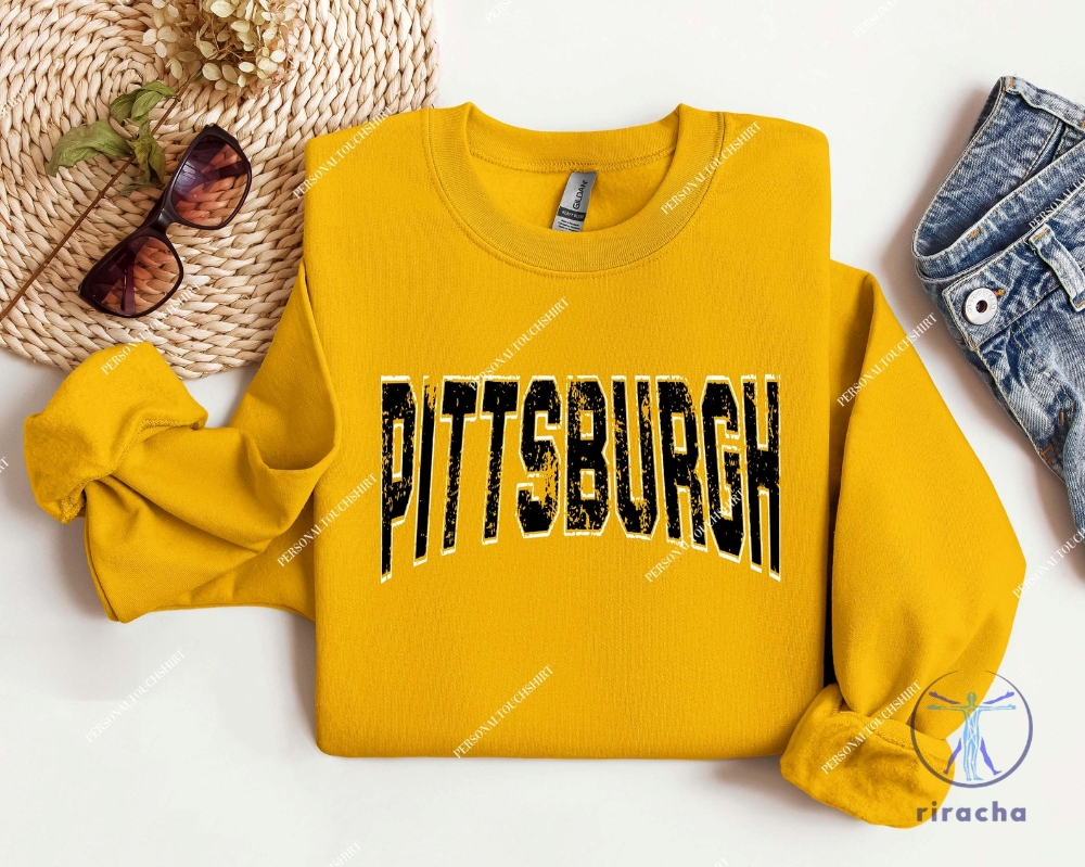 Pittsburgh Steelers Retro Crewneck T Shirt Hoodie Sweatshirt Tee Gift For Fan Men Women Long Sleeve Shirts Vintage Pullover T Shirt Unique