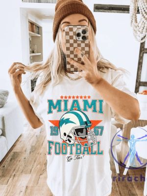 Miami Dolphins Shirt Hoodie Sweatshirt Vintage Tee Gift For Fan Men Women Uique Crewneck Pullover riracha 1 1