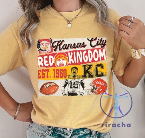 Red Kingdom Superbowl Kansas City Chiefs Shirt Hoodie Sweatshirt Tee Gift For Men Women Kc Chiefs Crewneck Unique riracha 1