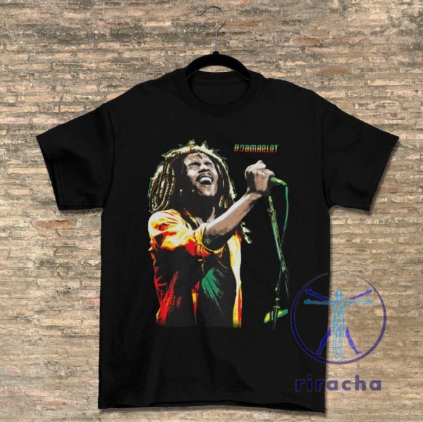 Retro Bob Marley One Love Crewneck Unisex T Shirt Hoodie Sweatshirt Tee Gift For Men Women Unique riracha 1