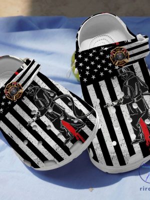 American Firefighter Crocs Patriotic Crocband Clogs For First Responders riracha 1 1