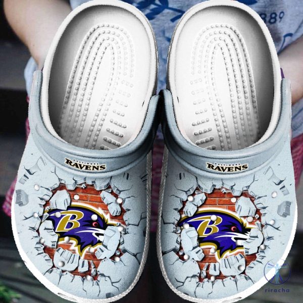 Baltimore Ravens Crocs Nfl Football Crocband Clogs For Men And Women riracha 1