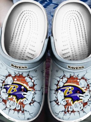 Baltimore Ravens Crocs Nfl Football Crocband Clogs For Men And Women riracha 1 1