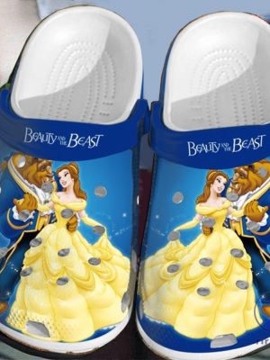 Beauty And The Beast Crocs Disney Fairy Tale Crocband Clogs riracha 1 1