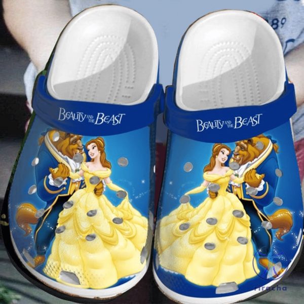 Beauty And The Beast Crocs Disney Fairy Tale Crocband Clogs riracha 1 1