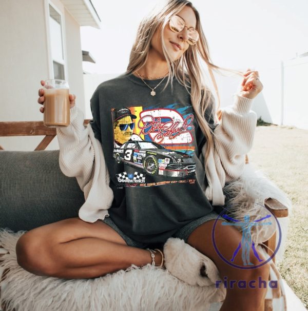 Vintage Dale Earnhardt Nascar Racing Tshirt Hoodie Sweatshirt Tee Gift For Men And Women riracha 1 2