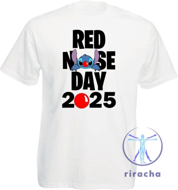 Red Nose Day T Shirt Hoodie Sweatshirt 2025 Funny Cartoon Unisex Adults Kids Tee Top For Charity Event riracha 1