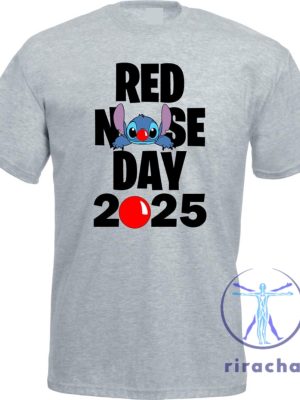 Red Nose Day T Shirt Hoodie Sweatshirt 2025 Funny Cartoon Unisex Adults Kids Tee Top For Charity Event riracha 1 1