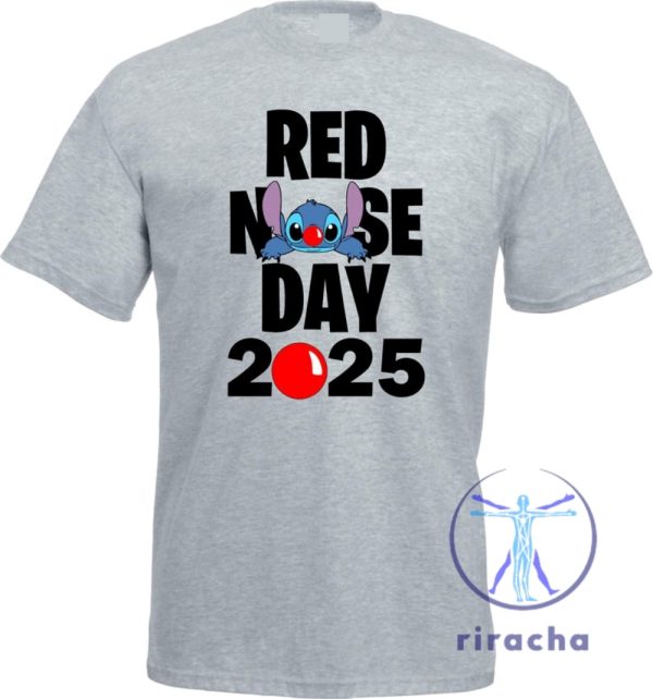 Red Nose Day T Shirt Hoodie Sweatshirt 2025 Funny Cartoon Unisex Adults Kids Tee Top For Charity Event riracha 1 1