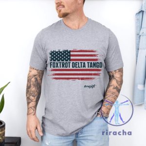 Foxtrot Delta Tango Shirt Hoodie Sweatshirt Antitrump Unisex Tee Resistance Apparel Political Statement Patriotic Tee With American Flag Design riracha 1 1