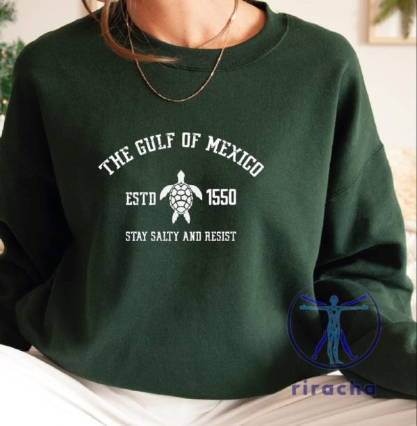 Gulf Of Mexico Estd 1550 Sweatshirt Hoodie Stay Salty Resis Mexico Support riracha 1