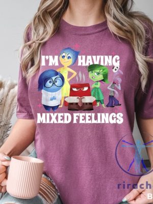 Unique I Am Having Mixed Feelings Inside Out 2 Emotions Shirt For Movie Fans And Teachers Featuring Joy Sadness Anger Fear Disgust Perfect Gift riracha 1 1