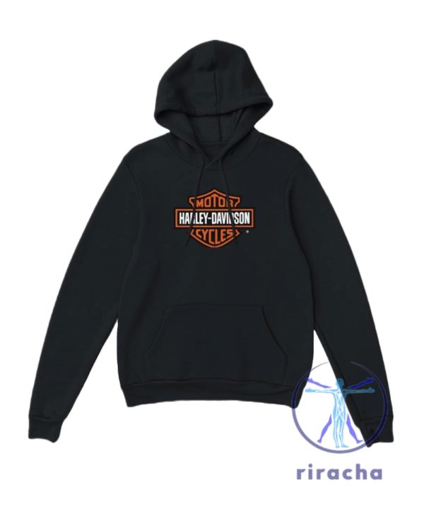 Harley Davidson Vintage Logo Hoodie Sweatshirt T Shirt For Classic Motorcycle Enthusiasts And Retro Style Lovers riracha 1