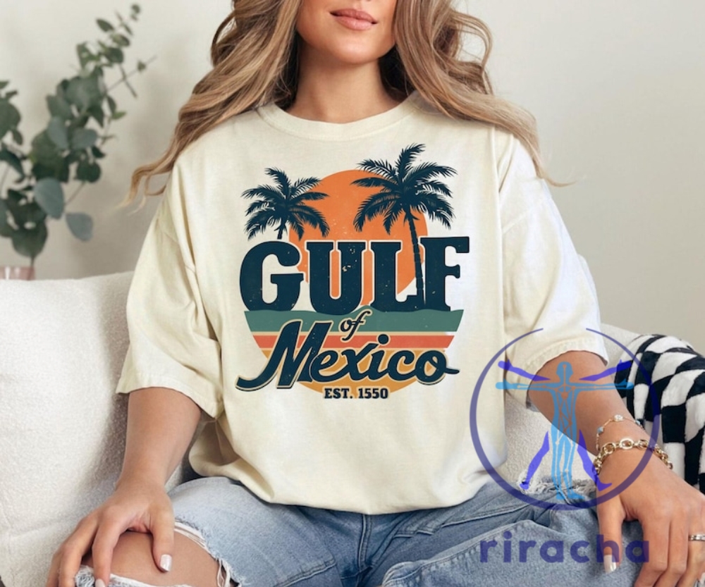 Gulf Of Mexico T Shirt Hoodie Sweatshirt Gulf Coast Texas Alabama Mississippi Florida Beach Crewneck riracha 1