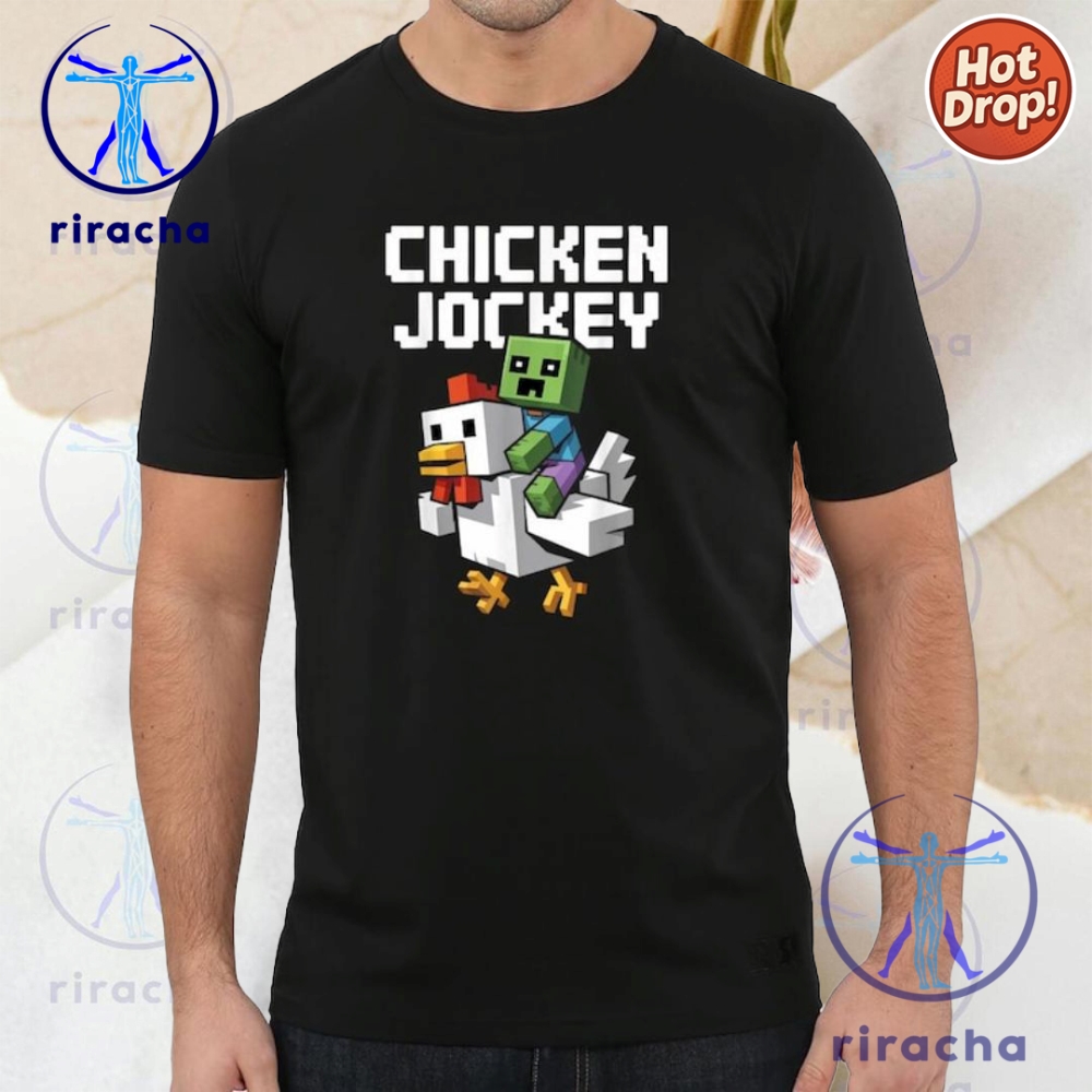 Chicken Jockey Shirt Minecraft Movie Hoodie Sweatshirt Unique