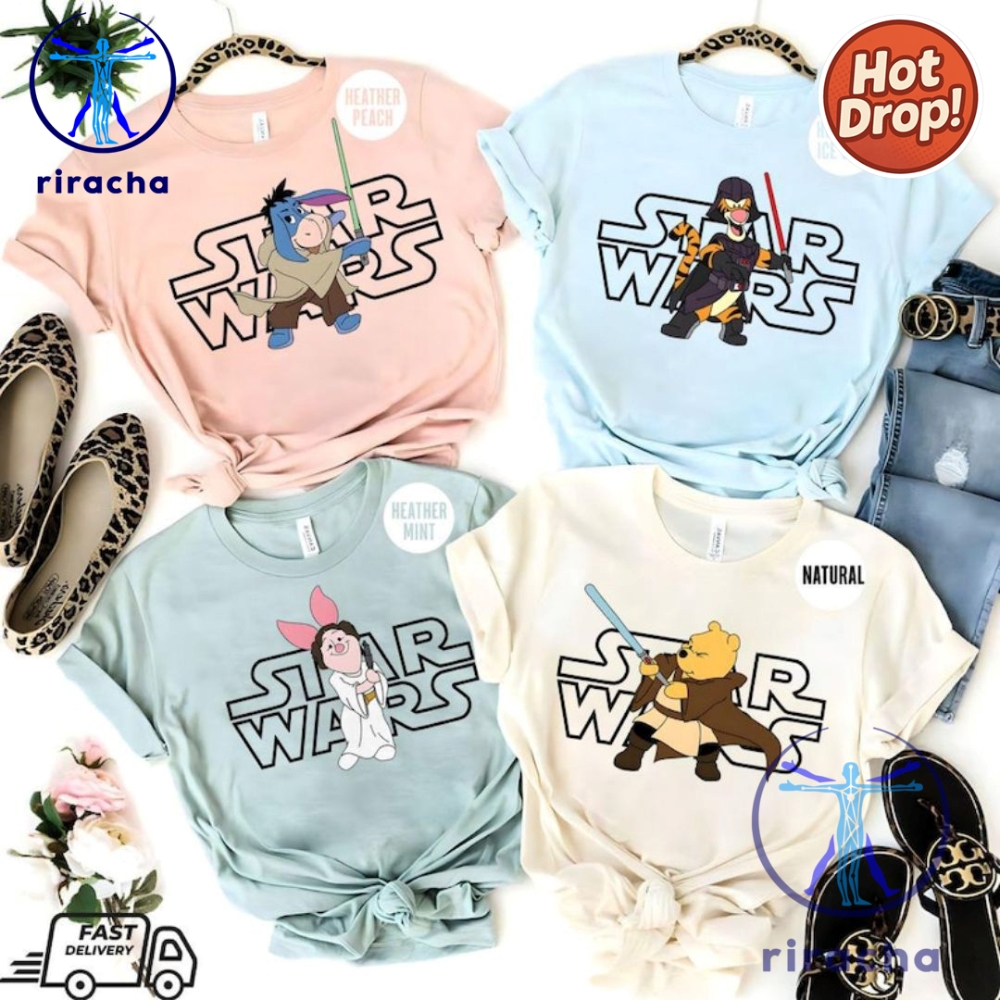 Summer 2025 Style Guide: Must-Have May T-Shirts, Hoodies, and Sweatshirts 8 Winnie The Pooh Star Wars May The Force Be With You Custom Shirt Pullover Hoodie Crewneck Sweatshirt Mens Womens