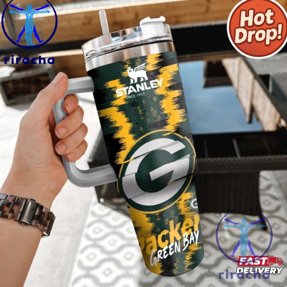 Nfl Green Bay Packers Tumbler With Handle Stanley Cup Mens Womens riracha 1