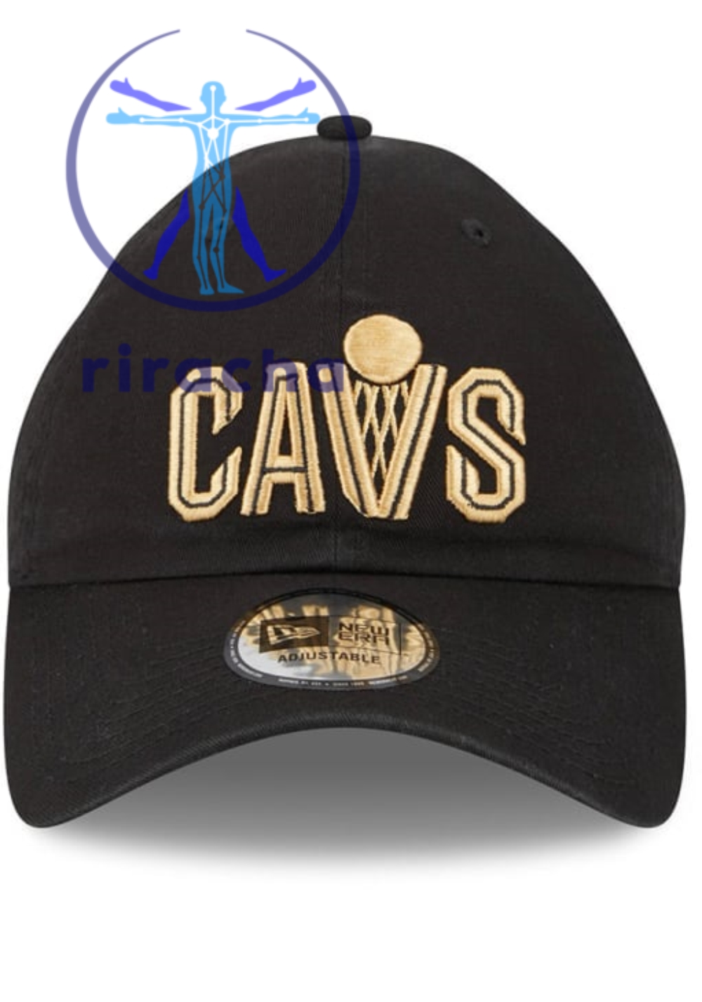 Travis Kelce Wearing New Era Cleveland Cavaliers Secondary Casual Classic Adjustable Cap riracha 1