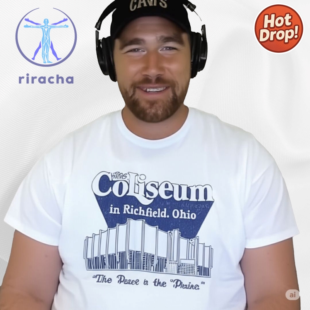 Travis Kelce Vintage The Coliseum In Richfield The Palace On The Prairie Graphic Shirt riracha 1