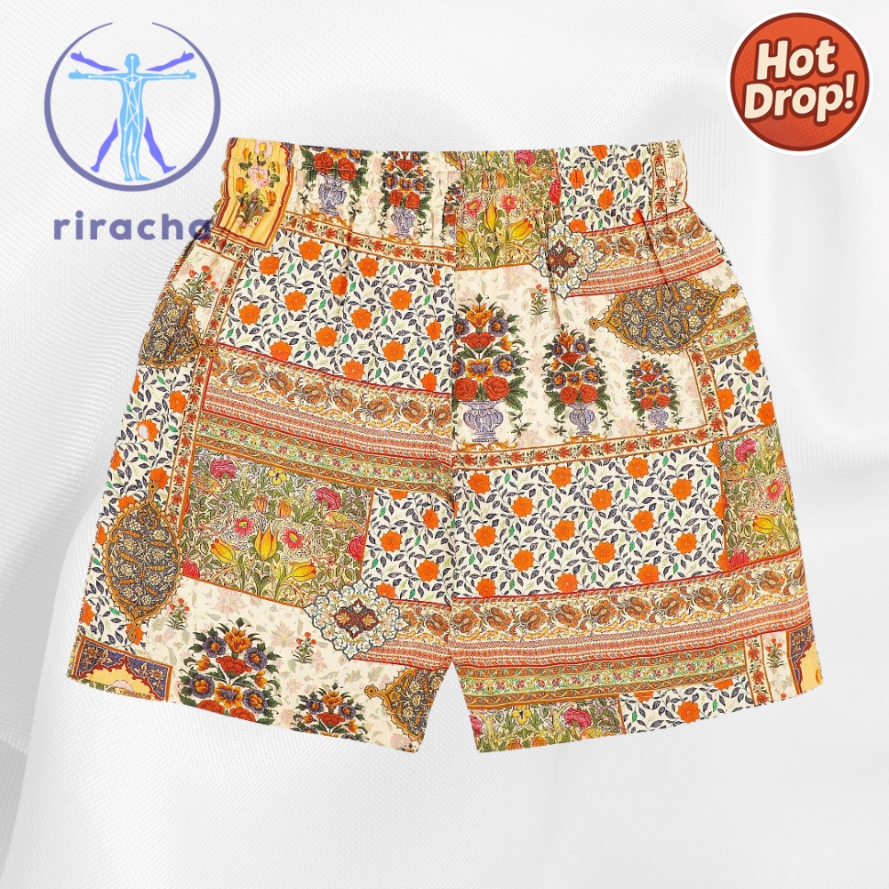 Travis Kelce Colorful Patchwork Hawaiian Shirt Button Up Shirts 8 Travis Kelce Colorful Patchwork hawaiian shirt Button Up Shirts