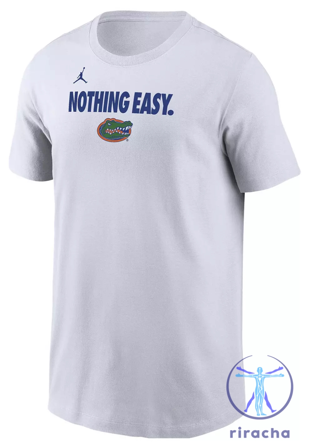 Jordan Youth Florida Gators Nothing Easy White Bench 3D Shirt Ncaa Football riracha 1