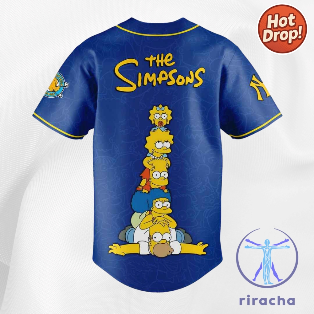 Yankees 2025 The Simpsons Jersey Springfield X Mlb Collab Baseball Shirt 6 Yankees 2025 The Simpsons Jersey Springfield X MLB Collab baseball shirt