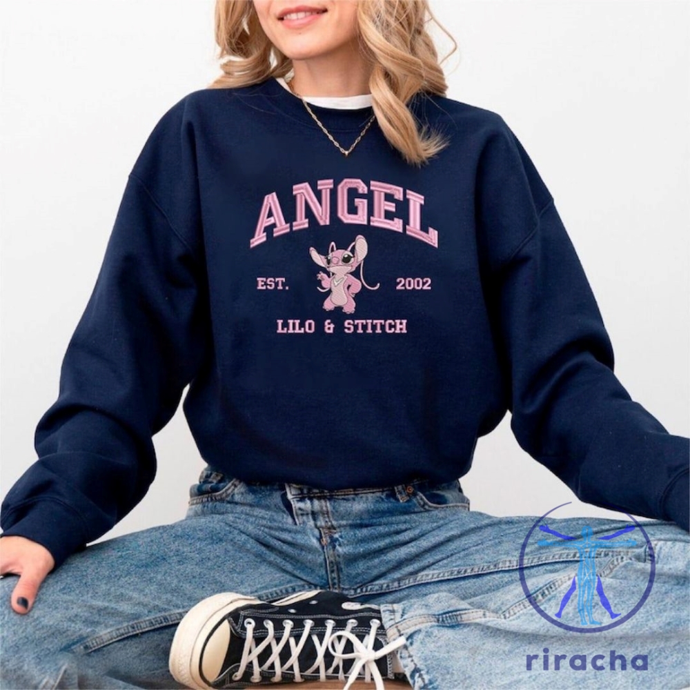Stitch Couple Embroidered Shirt Sweatshirt Valentine Hoodie Cartoon Couple Gift Gift For Him Lilo Angel 9 Stitch Couple Embroidered Shirt Sweatshirt Valentine Hoodie Cartoon Couple Gift Gift For Him Lilo Angel