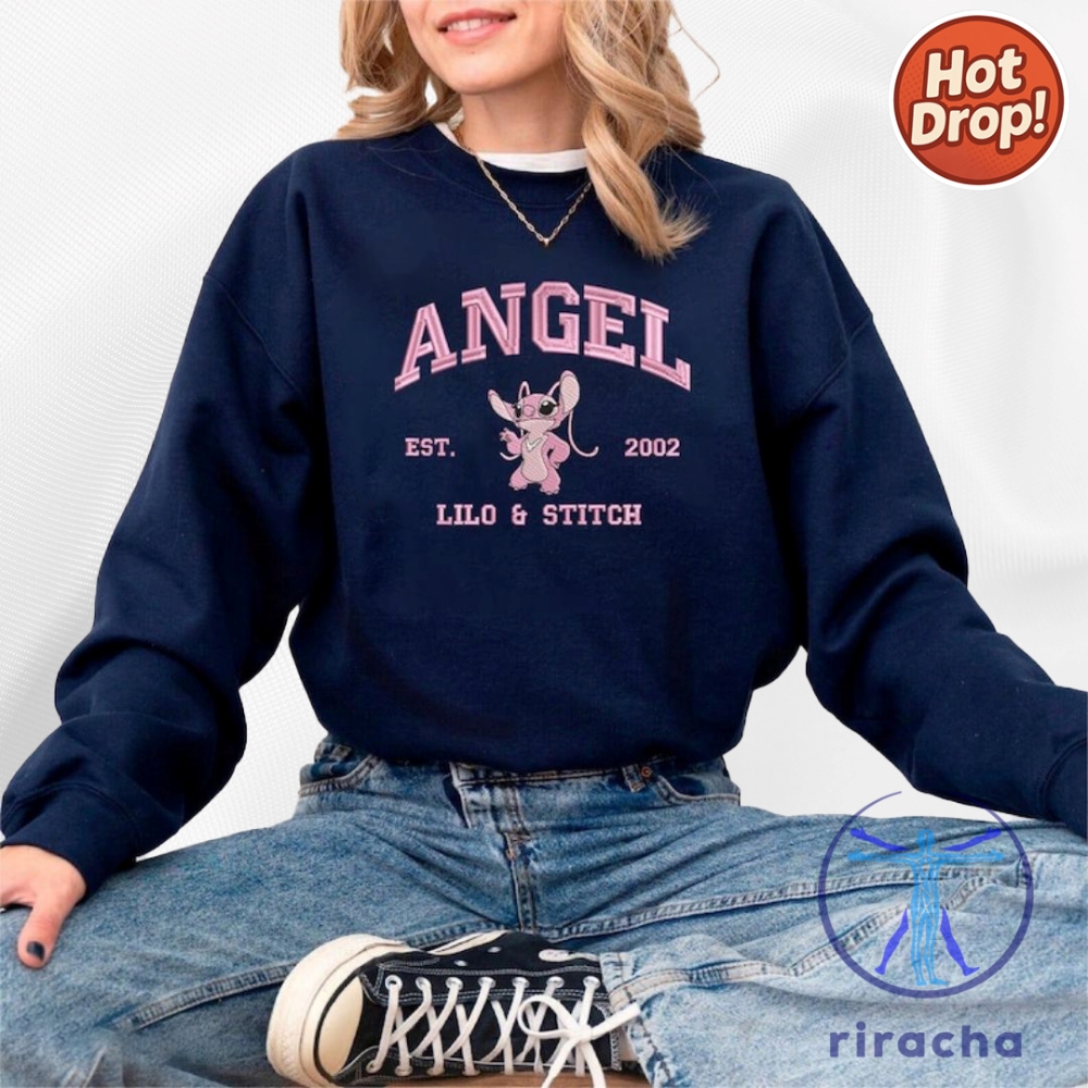 Stitch Couple Embroidered Shirt Sweatshirt Valentine Hoodie Cartoon Couple Gift Gift For Him Lilo Angel 10 Stitch Couple Embroidered Shirt Sweatshirt Valentine Hoodie Cartoon Couple Gift Gift For Him Lilo Angel