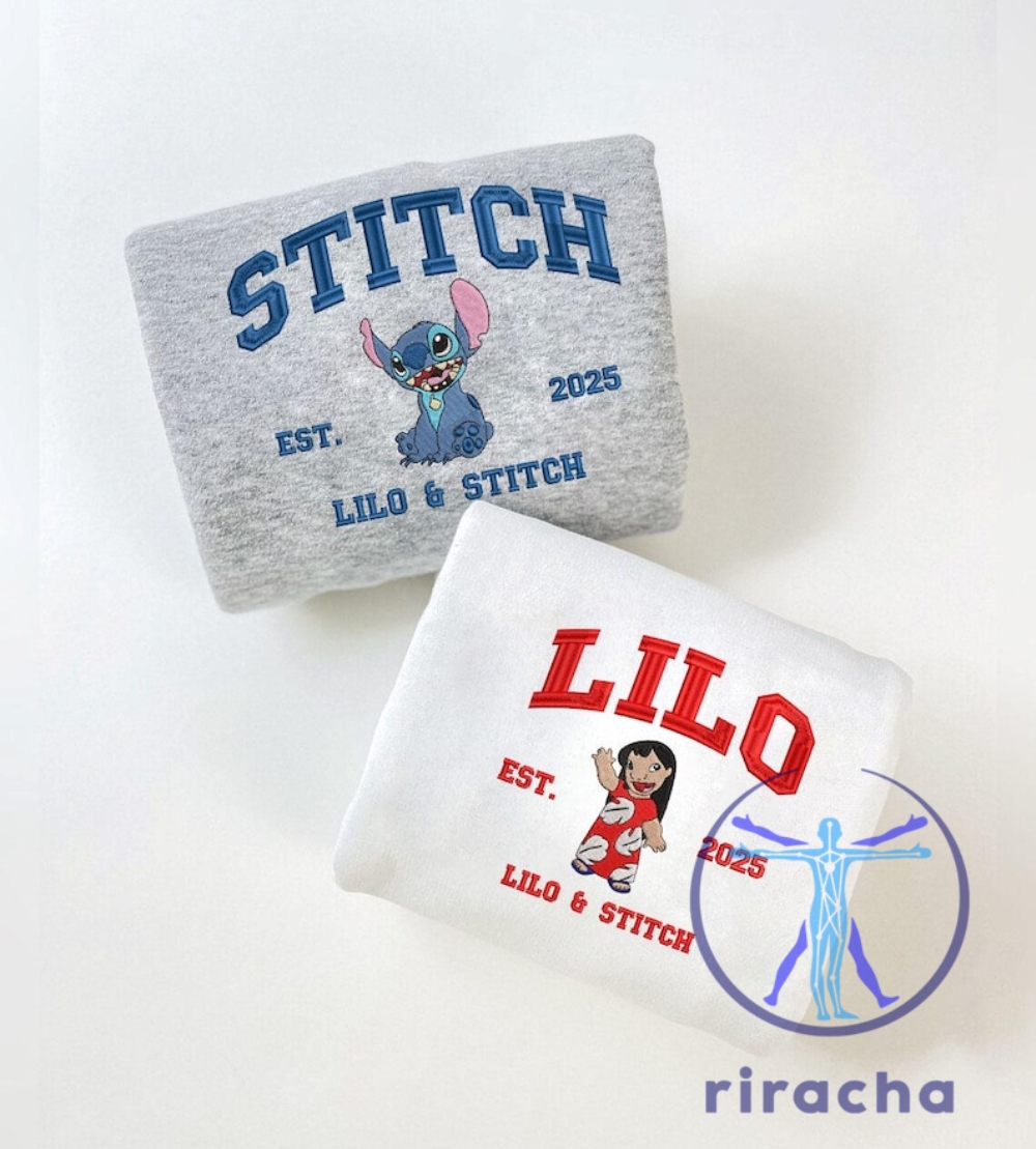 Stitch Friends Embroidered Shirt Sweatshirt Cartoon Hoodie Summer Trip Shirt Birthday Gifts Lilo 2025 Movie 10 Stitch Friends Embroidered Shirt Sweatshirt Cartoon Hoodie Summer Trip Shirt Birthday Gifts Lilo 2025 Movie