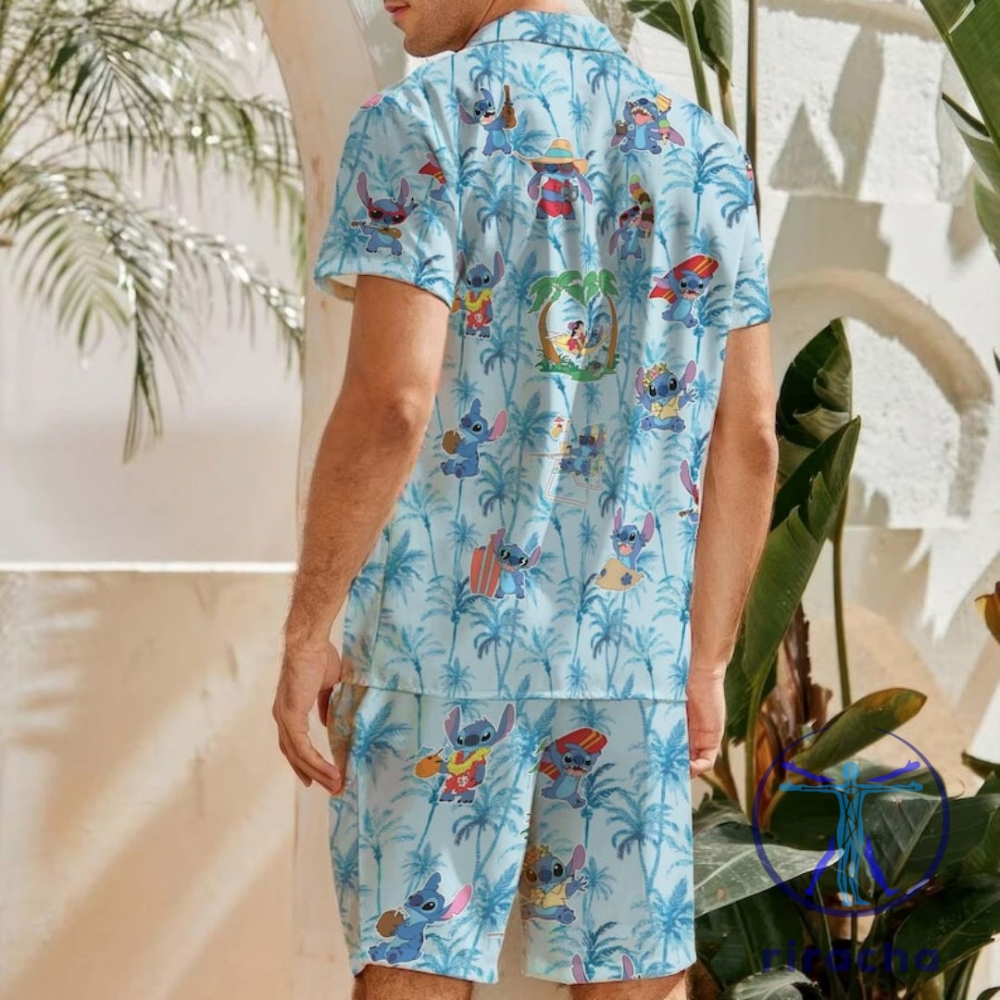 Stitch Summer Hawaiian Shirt Button Up Disney Beach Shirt Family Trip Shirt Lilo Disneyland 2025 7 Stitch Summer Hawaiian Shirt Button Up Disney Beach Shirt Family Trip Shirt Lilo Disneyland 2025