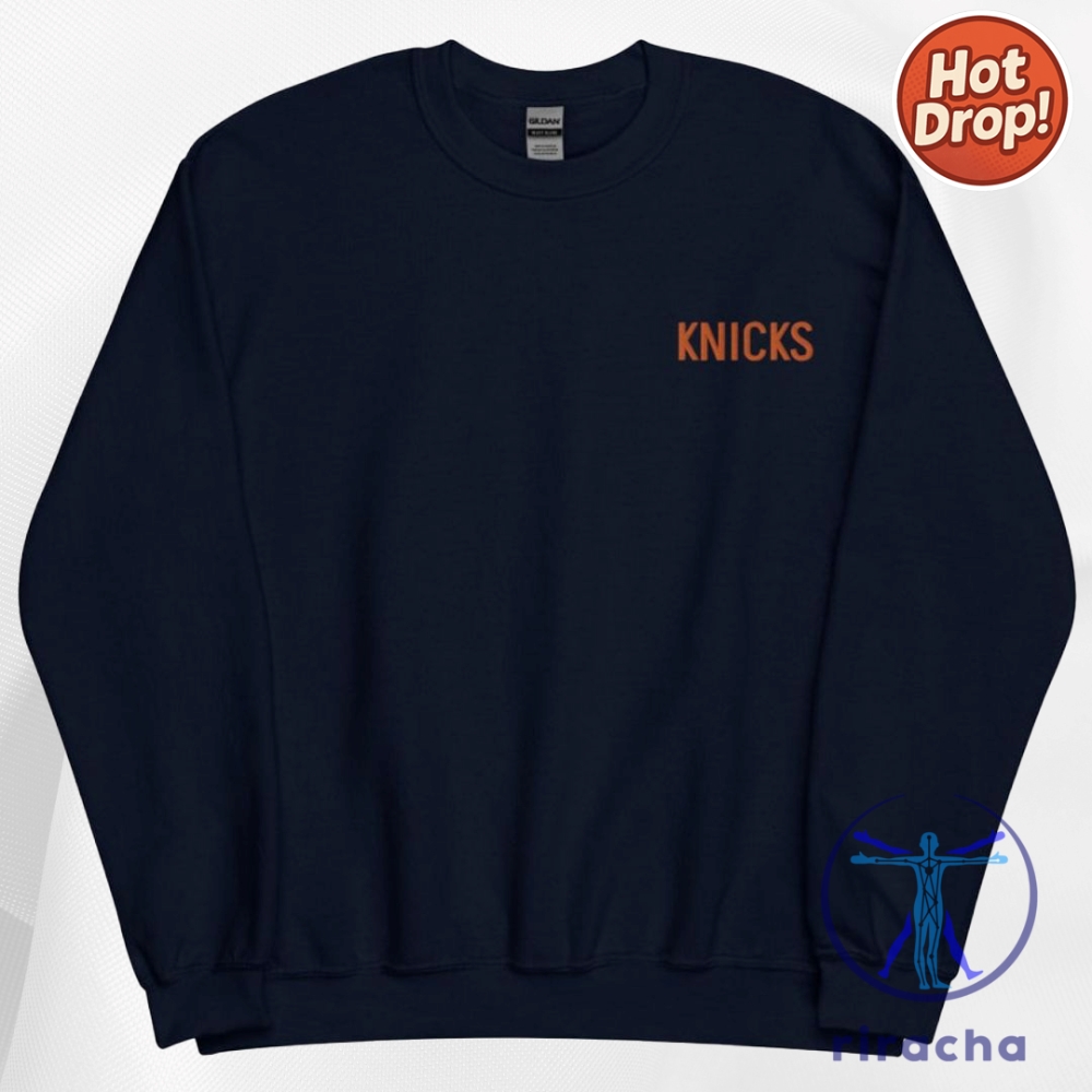 Knicks Embroidered Shirt Crewneck Sweatshirt New York Basketball Fan Apparel 11 Knicks Embroidered shirt Crewneck Sweatshirt New York Basketball Fan Apparel