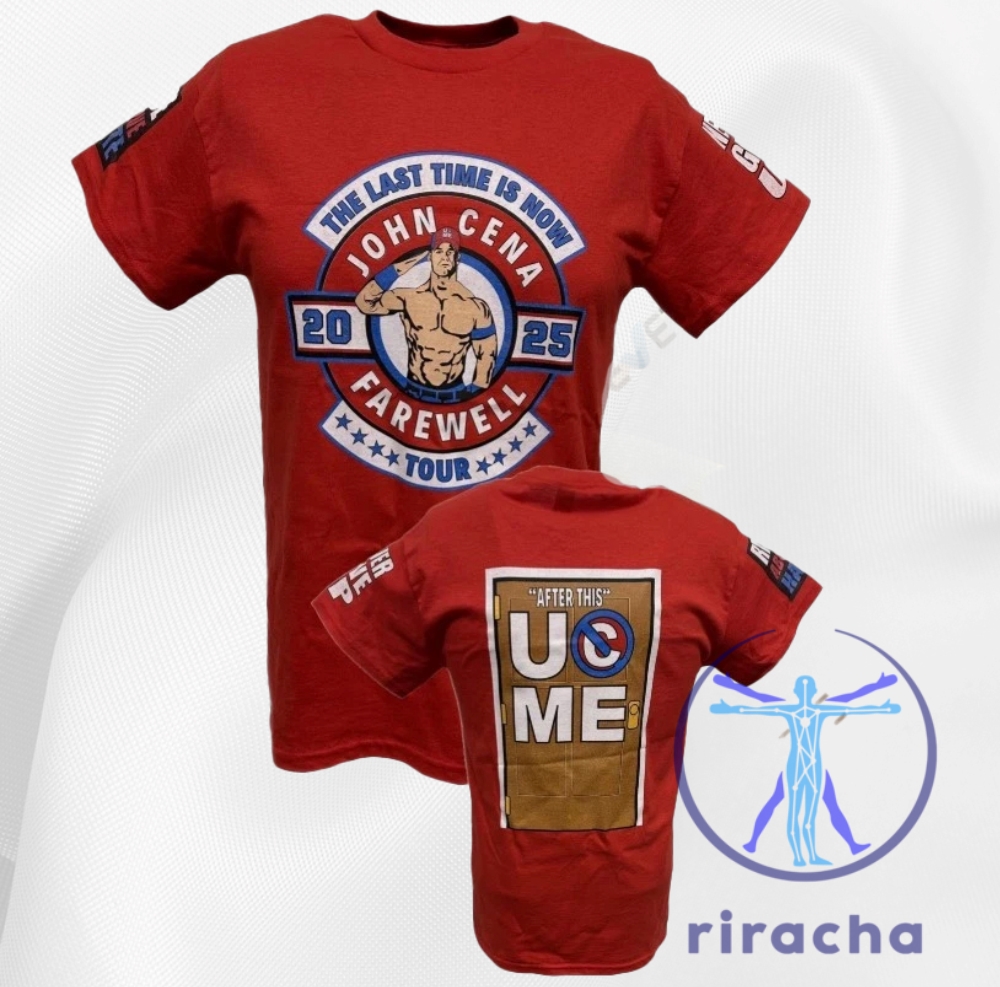 John Cena Last Time Is Now Farewell Tour Red 3D Shirt Wwe Hall Of Fame 2025 Exclusive riracha 1