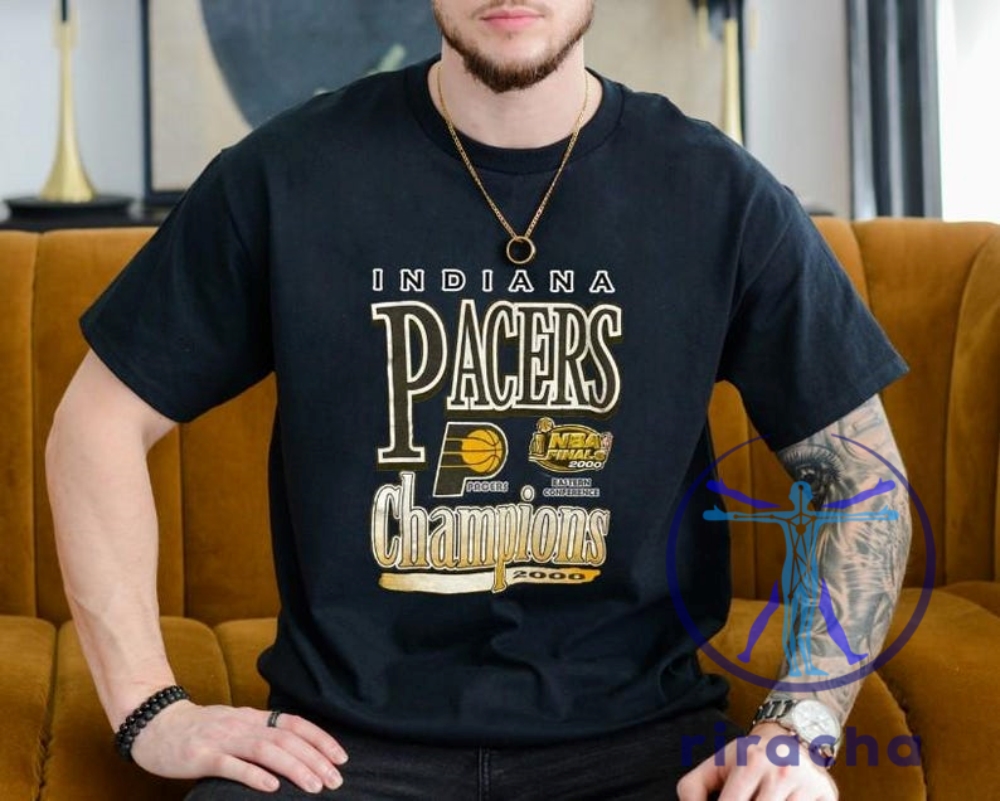 2000 Pacers Eastern Conference Final Champions Unisex T Shirt Mens Womens Pacers 2025 Playoffs Commemoration riracha 1