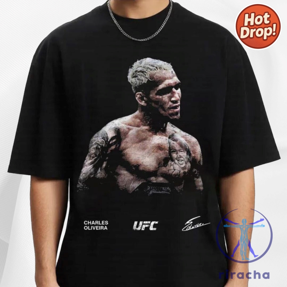 Top Trending Summer 2025: Charles Oliveira Vintage T-Shirts & Unisex Softstyle Must-Haves 3 Charles Oliveira Vintage T Shirt Hoodie Sweatshirt Retro Vintage