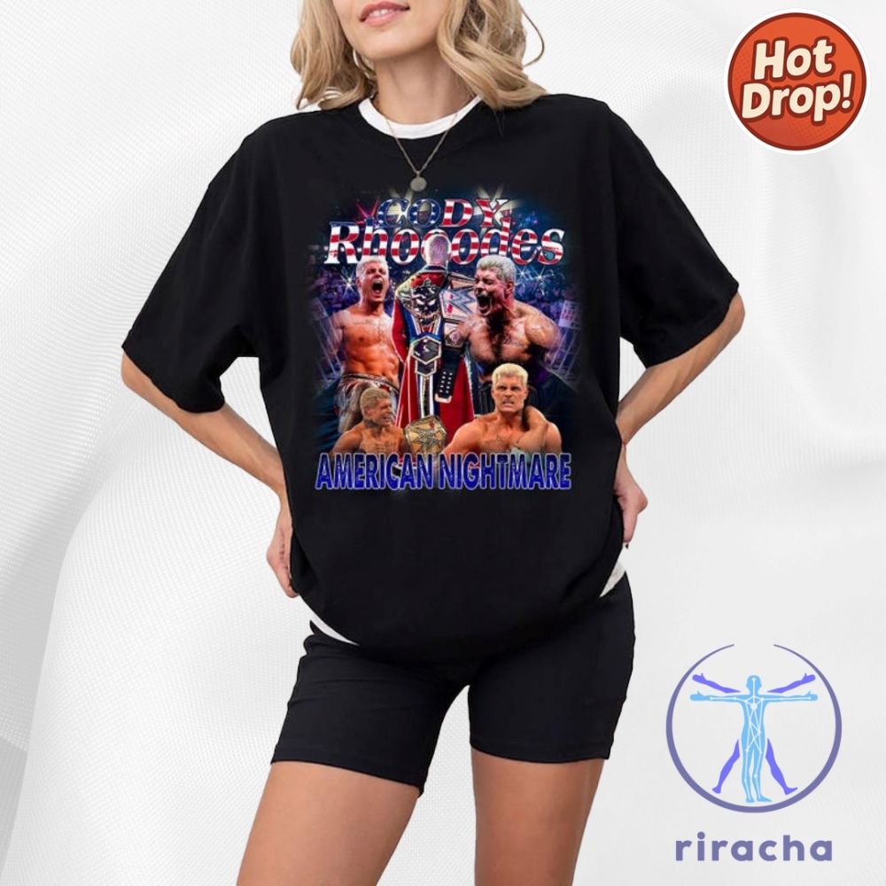 Top Trending Summer 2025: Charles Oliveira Vintage T-Shirts & Unisex Softstyle Must-Haves 8 Retro Cody Rhodes 90S Vintage American Wrestler T Shirt Hoodie Sweatshirt Aew Wwe Fan Shirt