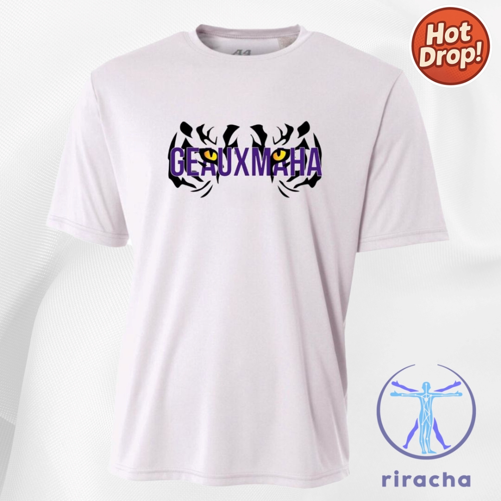Summer 2025 Trend Alert: LSU Tigers White Geauxmaha T-Shirt - A Must-Have! 4 Geauxmaha Dri Fit T Shirt Hoodie Sweatshirt