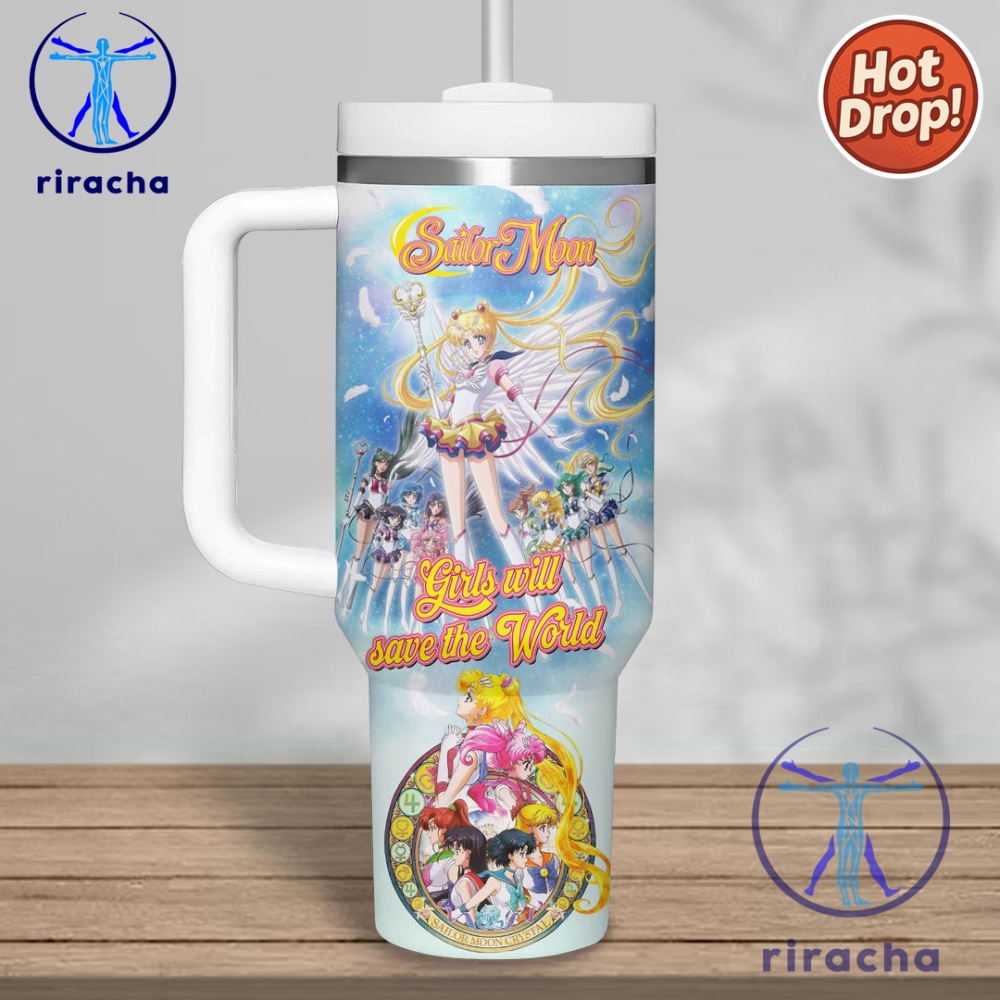 Sailor Moon Anime Custom Stanley Cup 40Oz Tumbler With Handle 7 c