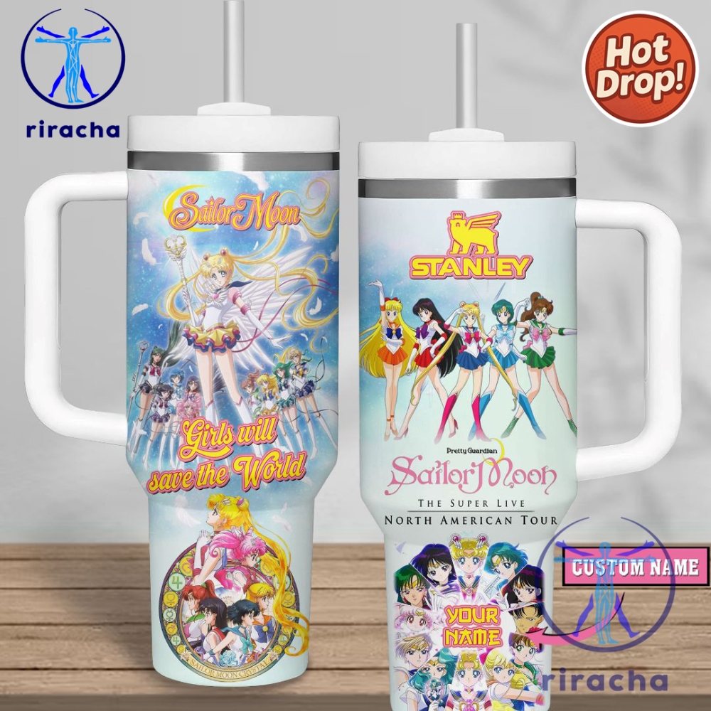 Sailor Moon Anime Custom Stanley Cup 40Oz Tumbler With Handle 8 c