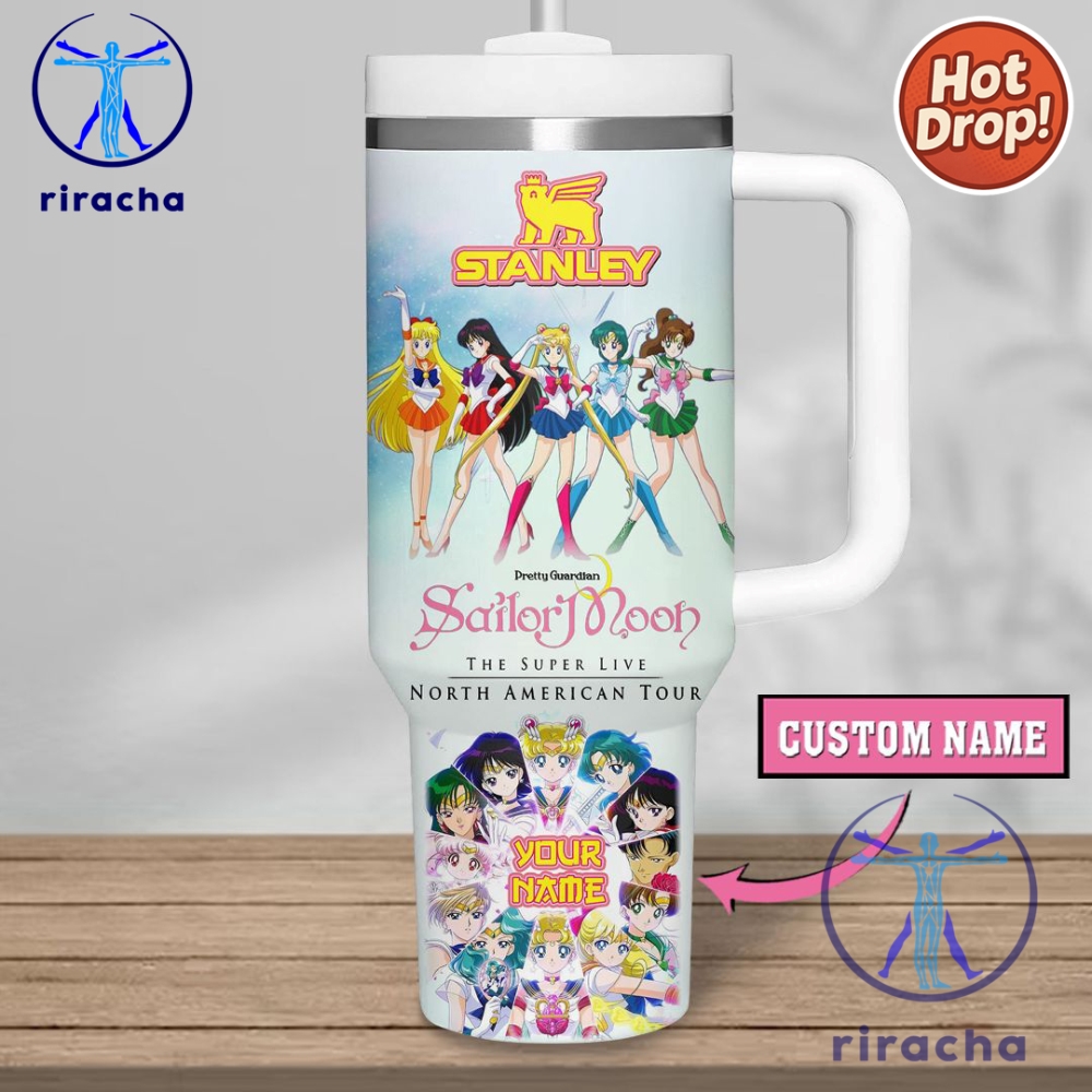 Sailor Moon Anime Custom Stanley Cup 40Oz Tumbler With Handle 9 c