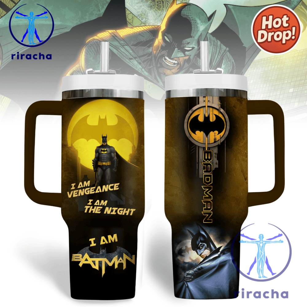 Batman Movies Custom Stanley Cup 40Oz Tumbler With Handle riracha 1