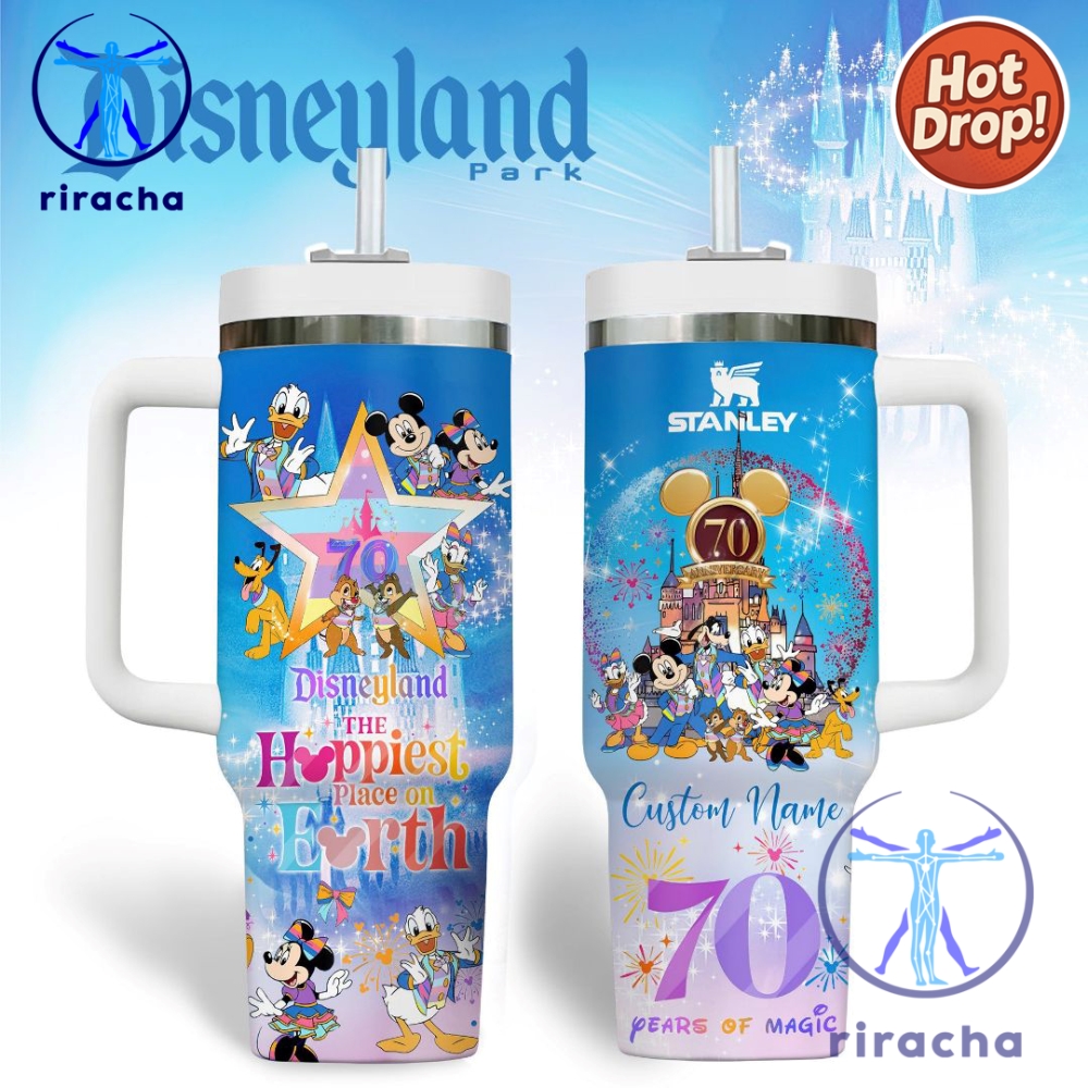 Disneyland Cartoon Custom Stanley Cup 40Oz Tumbler With Handle riracha 1