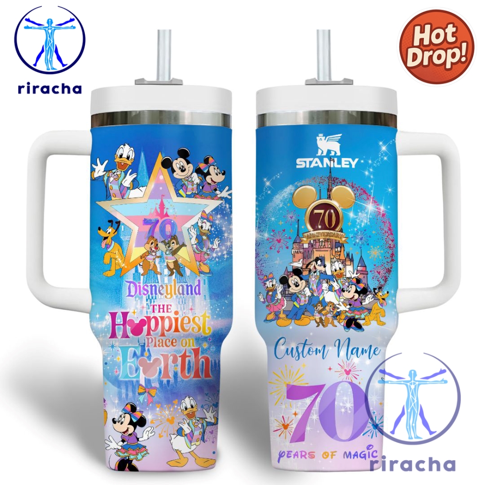 Disneyland Cartoon Custom Stanley Cup 40Oz Tumbler With Handle 5 c